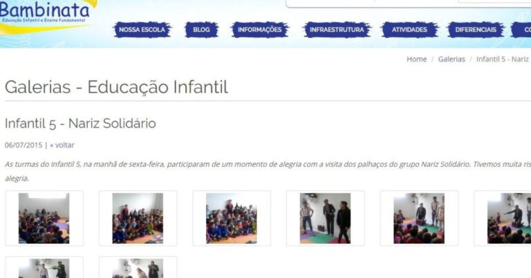 Nariz Solidário faz apresentação para crianças