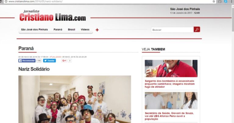 Conheça o Nariz Solidário