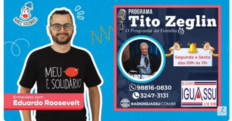Lançamento de inscrições para o projeto Encontros e Risos 2 da associação.
